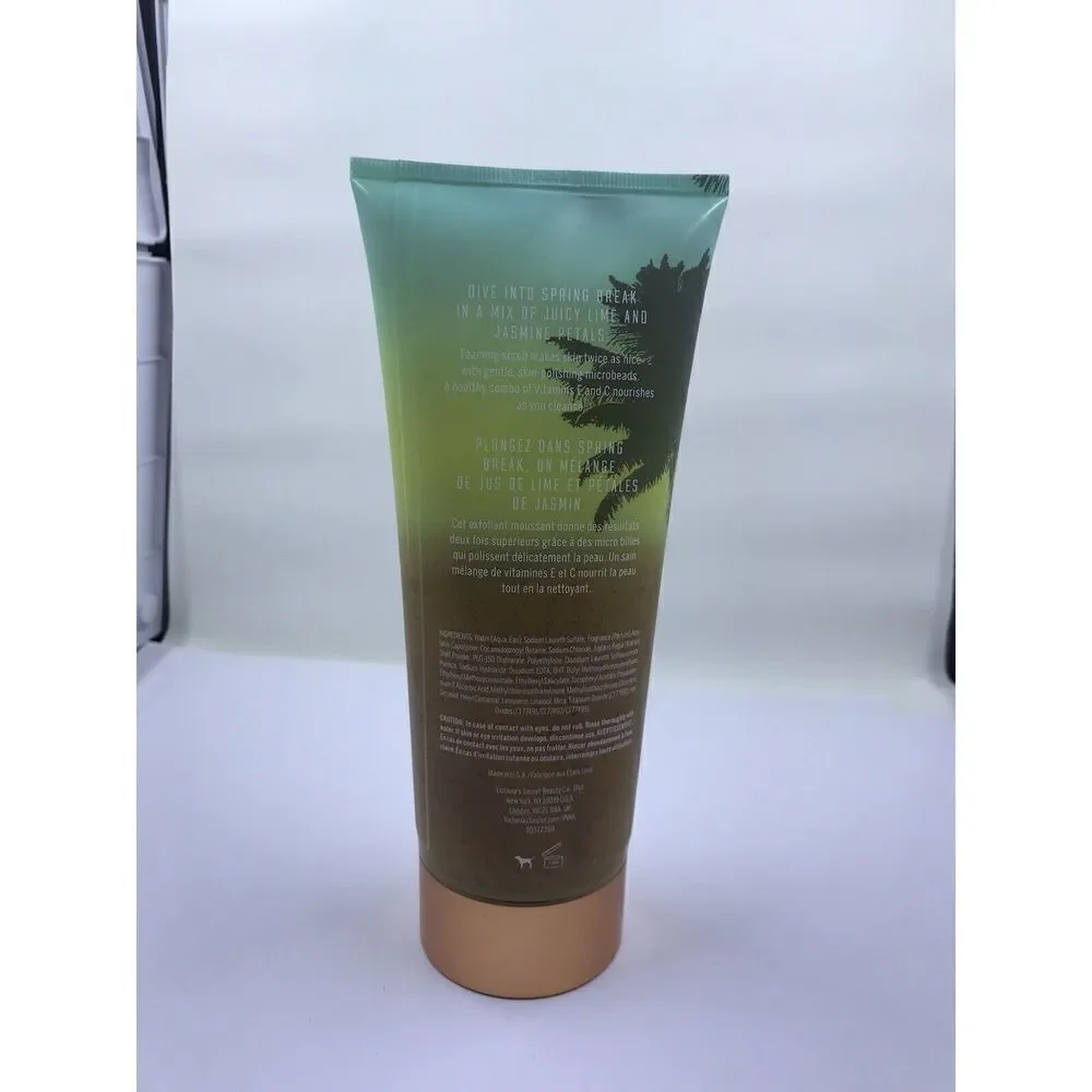 Victoria's Secret PINK Spring Break Jasmine Lime 2-in-1 Wash & Scrub 10.1 fl oz